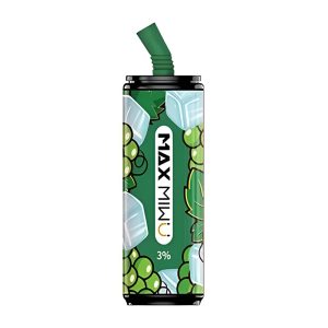 Max Miwu Coke Tin Jednorazowe E-papierosy ~ Soczyste Zielone Winogrona 3600 Zaciągnięć 12ml