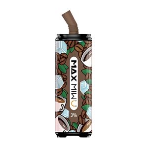 Max Miwu Coke Tin Jednorazowe E-papierosy ~ Surowe Kokosowe Latte 3600 Zaciągnięć 3%