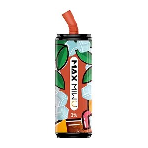 Max Miwu Coke Tin Jednorazowe E-papierosy ~ Cytrynowo Czarna Herbata 3600 Zaciągnięć