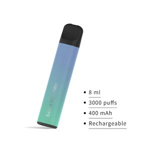 Miku Jednorazowe E-papierosy Niebieski Zielony 3000 Zaciągnięć