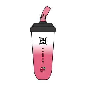 Zhuiyun Mini Cup Jednorazowe E-papierosy 6800 Ptyś ~ Truskawka 650 Mah