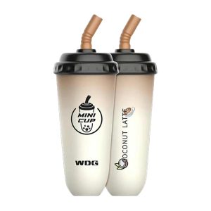 Jednorazowy waporyzator WDG Mini Cup 5000 Puffs ~ Coconut Latte