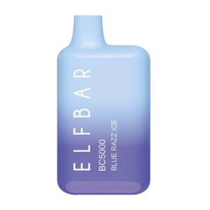 Jednorazowe waporyzatory ELF BAR BC 5000 Ptysi ~ Blue Razz Ice