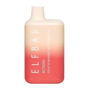 ELF BAR Jednorazowy waporyzator BC 5000 Ptysi ~ Peach Mango Arbuz