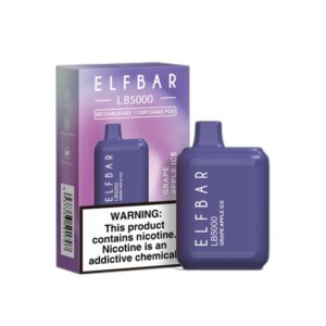 ELF BAR LB5000 Disposable Grape Apple Ice 5000 zaciągnięć