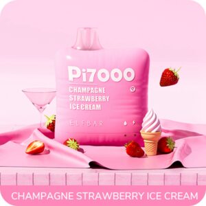 ELF BAR PI7000 Disposable Champagne Strawberry Ice Cream 7000 zaciągnięć 17ml