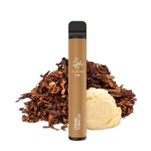 ELF BAR 1500 Disposable 1500 zaciągnięć Cream Tobacco 4,8 ml
