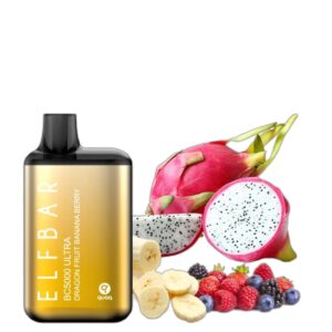 ELF BAR BC5000 Ultra Disposable Dragon Fruit Banana Berry 5000 zaciągnięć