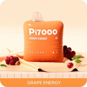 ELF BAR PI7000 Disposable 7000 zaciągnięć Grape Energy 500 mAh