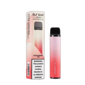 ELF BAR 3500 Disposable Strawberry Ice 3500 zaciągnięć 10,5 ml