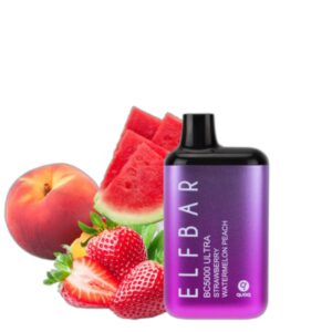 ELF BAR BC5000 Ultra Disposable Strawberry Watermelon Peach 5000 zaciągnięć 650 mAh